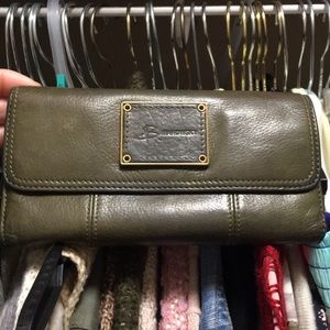 Deep olive green wallet